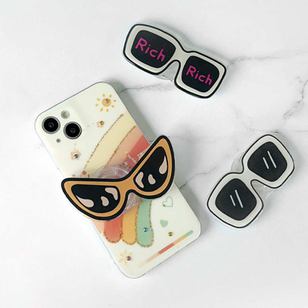 Phone Cases Girly - Cute Cartoon Cool Stylish Glasses Phone