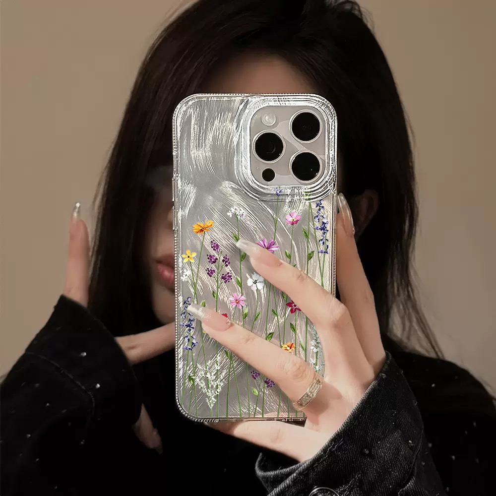 Clear Wildflower Feather Textu - Phone Cases Hard 评论和价格