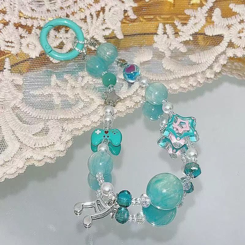 Hatsune Miku Phone chain carto - Phone Cases With Charms 评论和价格
