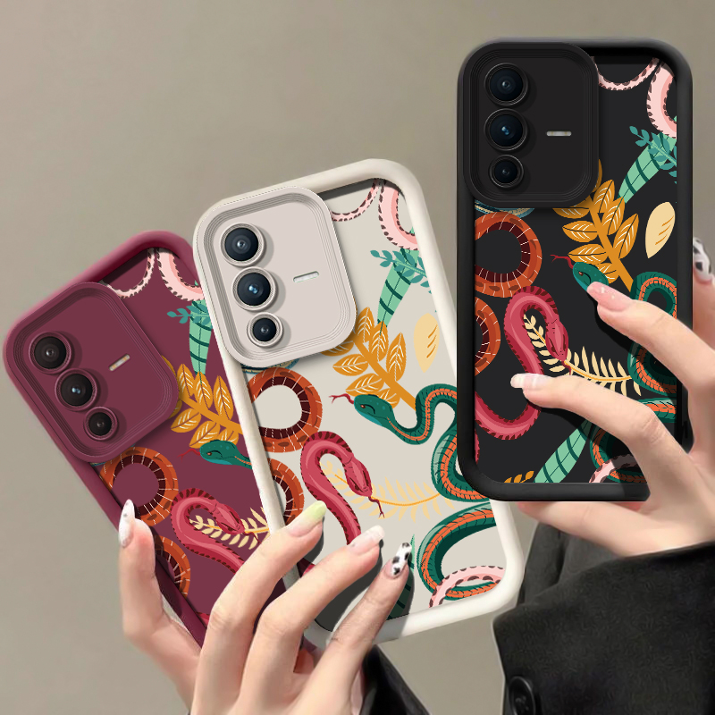 Luxury Snake Print Phone Case  - Vivo V40 评论和价格