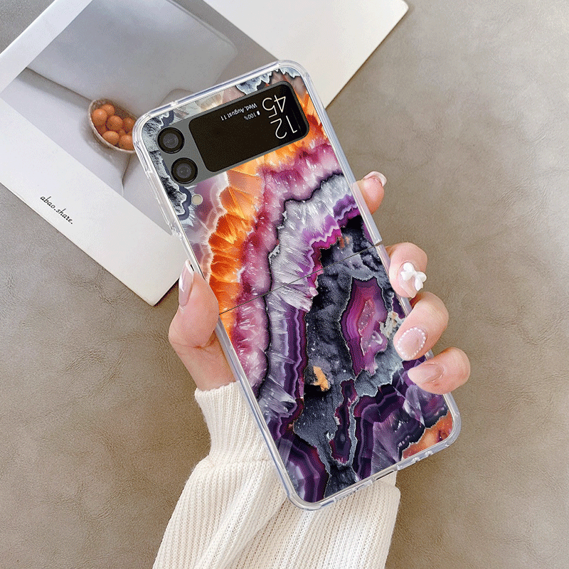 Artistic Colorful Marble Textu - Phone Cases Z Fold 4 评论和价格